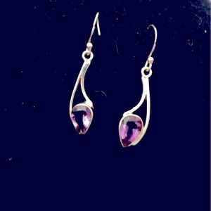 Amethyst Elegant Earrings. Sparkle is mesmerizing.
